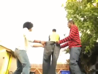 Супер прыжок в штаны